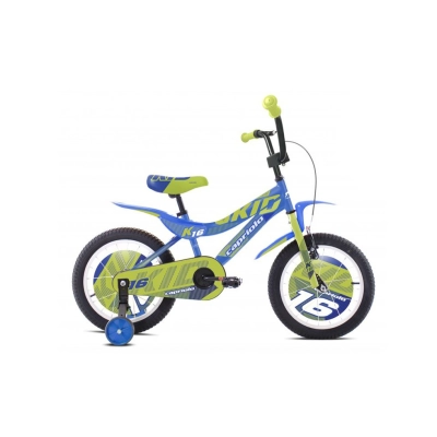 Dečiji bicikl CAPRIOLO KID 16' PLAVO/LIME/16' (od 4-6god.) zeleni