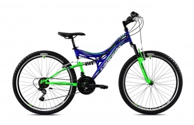 Dečiji bicikl CAPRIOLO CTX260 26' PLAVO-ZELE/16' plavi